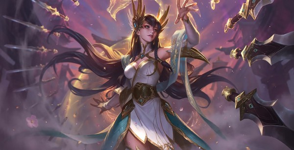 LEAGUE OF LEGENDS 英雄联盟 X Myethos 玉剑传说 艾瑞莉娅1/7比例雕塑