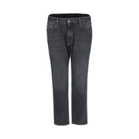 男士都市时尚休闲舒适直筒牛仔裤 38 深灰蓝色