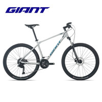 捷安特（GIANT）ATX 830成人变速铝合金18速油压碟刹避震山地自行车 全消光烟雨灰 27.5×16 S适合身高160-172cm