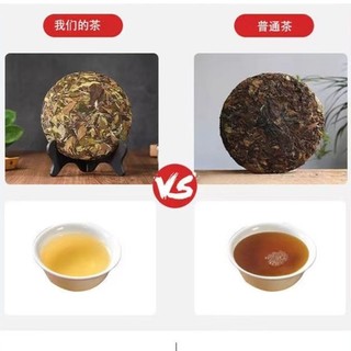 2020福鼎管阳白茶大毫茶原料核心产区秋季寿眉经典陈年口粮茶饼茶