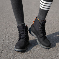 Timberland 高帮女鞋运动鞋户外耐磨时尚工装靴马丁靴休闲靴