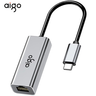 爱国者（aigo））Type-C转百兆有线网卡 USB-C转RJ45网线接口转换器扩展坞 笔记本电脑外置网口拓展R01C