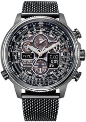 CITIZEN 西铁城 Eco-Drive 男式 Navihawk A.T, 黑色