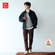 UNIQLO 优衣库 男装 修身无褶长裤(通勤 商务斯文 休闲裤 易打理) 459695