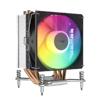ProArtist 雅浚 E2 CPU散热器 4热管风冷塔式散热炫彩发光风扇1200 1700 （仅支持intel1200/1700）