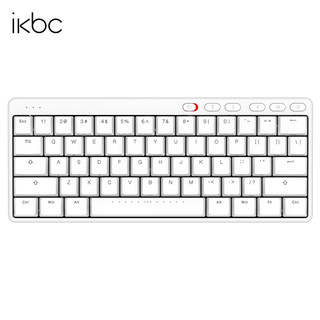 ikbc S200 87键 2.4G无线机械键盘 黑色 TTC矮红轴 无光