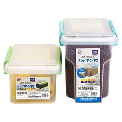 IRIS 爱丽思 日本爱丽思IRIS 冰箱内密封食品保鲜盒冷藏收纳盒子长方形水果盒 2L/浅绿色 2L/浅绿色