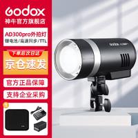 Godox 神牛 AD300pro外拍闪光灯锂电池高速TTL单反摄影闪光灯户外便携人像口袋灯