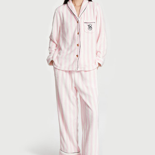 VICTORIA'S SECRET 维多利亚的秘密 宅度假系列 女士睡衣套装 11242505 条纹款