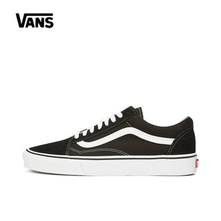 VANS 范斯 经典系列 Old Skool Black 中性运动板鞋 VN000D3HY28 黑色 42