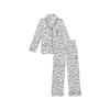 VICTORIA'S SECRET 维多利亚的秘密 宅度假系列 女士睡衣套装 112425055OMK 涂鸦款 黑白色 S