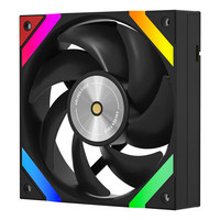 GOLDEN FIELD 金河田 艾尔登KP-L12 ARGB 120mm 机箱风扇 黑色 单个装