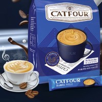 catfour 蓝山 中度烘焙 三合一速溶咖啡 蓝山咖啡风味 600g