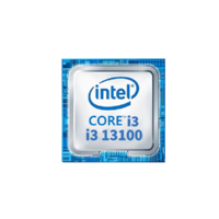 PLUS会员：intel 英特尔 i3-13100 CPU处理器 散片