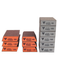 VANGRY 墙面打磨海绵砂块砂纸美缝木门线条木工工艺品模型油漆抛光砂砖
