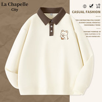 La Chapelle City 拉夏贝尔 女士卫衣polo领