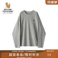 William fox&sons; 230G新疆双面棉亲肤面料长袖T恤