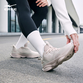 ERKE 鸿星尔克 啵啵弹跑步鞋女鞋新软底回弹跑鞋舒适轻便运动鞋