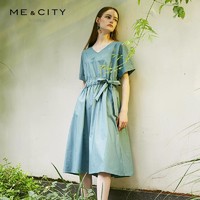 MECITY ME&CITY;女梭织衬衫式连衣裙544468