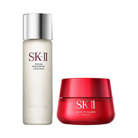 黑卡会员：SK-II 护肤套装 (PITERA精华系列护肤精华露230ml+大红瓶系列赋能焕采精华霜轻盈型50g)