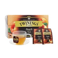 TWININGS 川宁 英国TWININGS川宁欧洲进口蜜桃果香红茶效期至24年7月