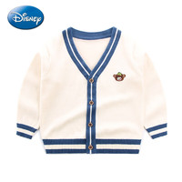 Disney 迪士尼 儿童针织衫开衫V领外套毛衣
