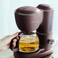 88VIP：Bear 小熊 咖啡机家用小型全自动美式办公室一体机滴漏式泡茶器煮咖啡壶 1件装