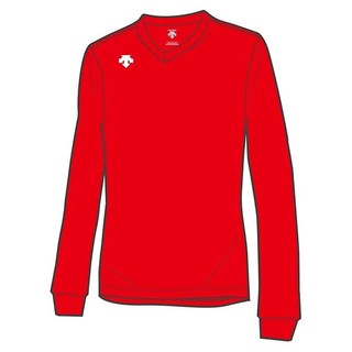 迪桑特 男女兼用排球运动衫 长袖吸汗 RED M码 DSS-4