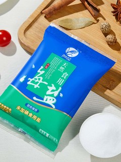 LUHUA 芦花 天然食用海盐  400g*6袋