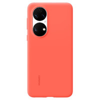 HUAWEI 华为 P50 手机壳保护套 硅胶保护壳 橘红