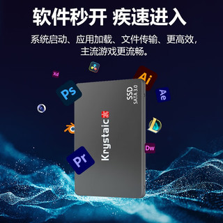 晶太 2.5英寸 1TB 固态硬盘SATA3.0长江存储芯片TLC颗粒DZS500