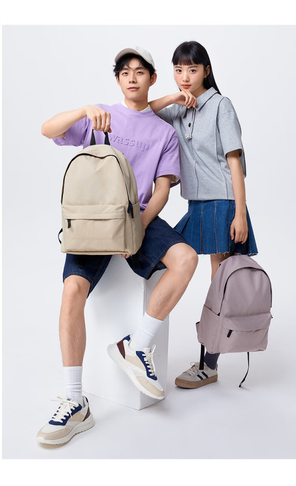 semir森马双肩包男大学生书包时尚大容量通勤背包105523153206