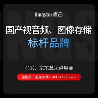 Singstor 鑫云 S8企业级NAS网络存储 高性能万兆磁盘阵列存储服务器 共享盘阵