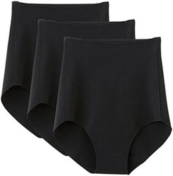 GUNZE 郡是 [Gunze] Clean Lab 女式内裤，黑色，3 件装