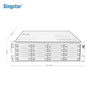 鑫云（Singstor）SS300G-16S Pro光纤共享磁盘阵列 音视频制作高速网络存储