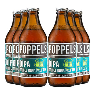 瑞典精酿啤酒 波普尔斯帝国双倍干投浑浊IPA