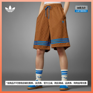 adidas 阿迪达斯 官方三叶草女装夏季宽松运动短裤IK7859