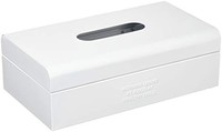 现代百货(Gendai Hyakka) 纸巾盒 白色 W25×D14×H8厘米 A376WH