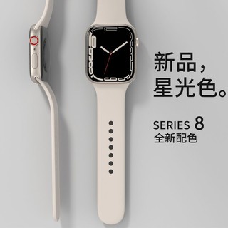 KEZTNG 适用苹果iwatch9手表表带apple watch7手表带智能s7/s6男女款s5个性49mm替换s8腕带运动硅胶5/6/4代se夏天