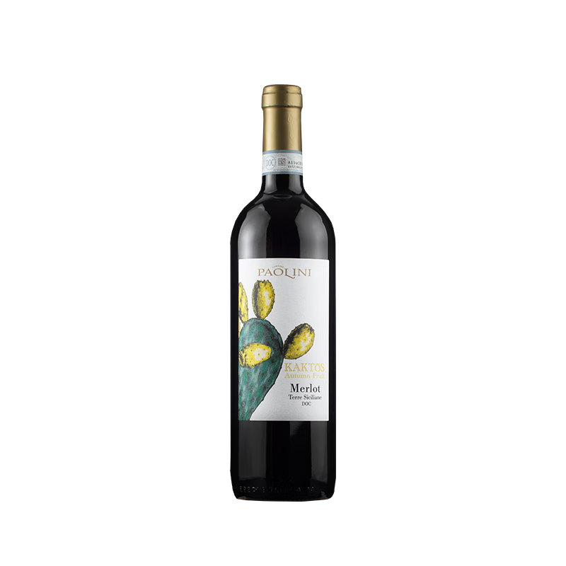 CANTINE PAOLINI 宝丽·仙人掌 秋果系列 梅洛干红葡萄酒 750ml