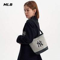 MLB 美职棒（MLB）官网 女包男包手提包水桶包休闲斜跨单肩包2023 纽约洋基队/黑色 F