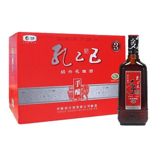 孔乙己 中粮官方孔乙己绍兴花雕糯米黄酒 手酿三年 500ml*12瓶