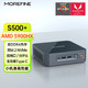  MOREFINE 摩方 500+迷你主机小电脑 R9-5900HX处理器 R7-5800H 八核 准系统 无内存硬盘带网　