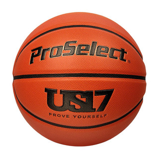 专选（PROSELECT） 篮球联名系列吸湿防滑耐磨室内室外训练比赛成人标准7号篮球 US1700HB-PU款