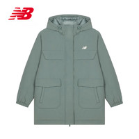 NEW BALANCE NB23女款连帽轻便保暖中长款上衣鸭绒羽绒服 DKJ AWJ33332 XS