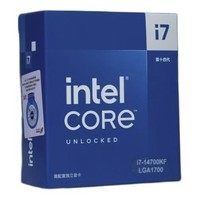 新品发售：intel 英特尔 酷睿i7-14700KF 盒装CPU处理器