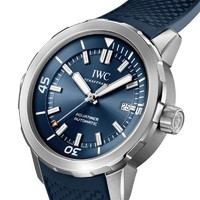 IWC 万国 海洋时计系列自动机械300m潜水男表 42mm橡胶蓝盘IW328801