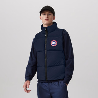 加拿大鹅（Canada Goose）Lawrence男士休闲羽绒马甲大鹅羽绒服 2804M 63 蔚洋蓝 XS