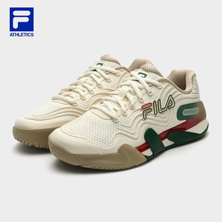 斐乐（FILA）POTENZA 1+女鞋性能网球鞋2023冬综训鞋运动鞋 初雪白-PT 36