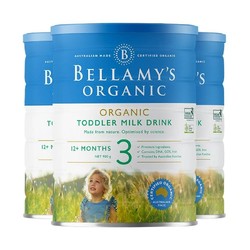 BELLAMY'S 贝拉米 有机奶粉3段 900g 3罐装